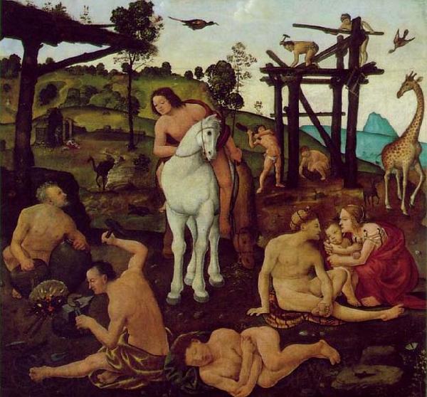 Piero di Cosimo Vulcan and Aeolus Germany oil painting art